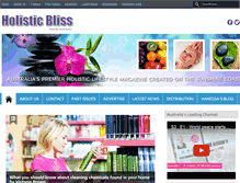 Tablet Screenshot of holisticblissmagazine.com